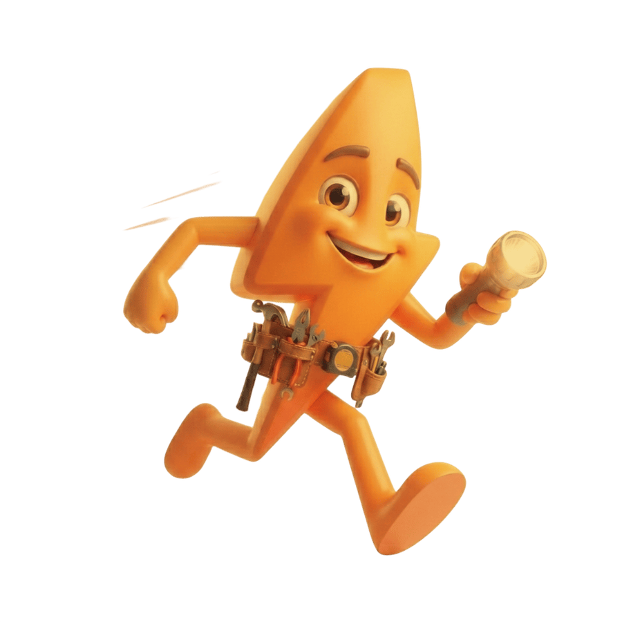 Flash, de mascotte van Fast Help